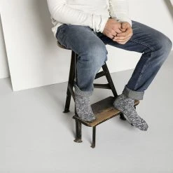 Hot Sale 🔥 Birkenstock Cotton Slub Blue/White 🌟 -Men Shoes Store 1008062 f closeup m