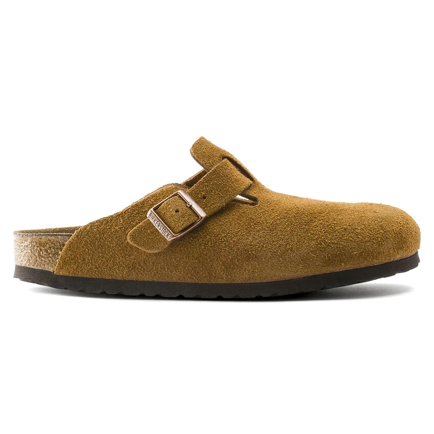 Boston Suede Leather Best Sale 🎉 Birkenstock Boston Suede Leather Mink 💯 -Men Shoes Store 1009543 side