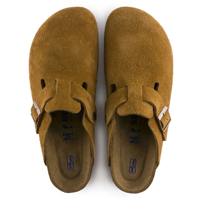 Boston Suede Leather Best Sale 🎉 Birkenstock Boston Suede Leather Mink 💯 -Men Shoes Store 1009543 top