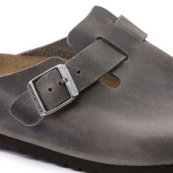 Top 10 🌟 Birkenstock Boston Oiled Leather Iron Iron 🔔 -Men Shoes Store 1013255 detail 1