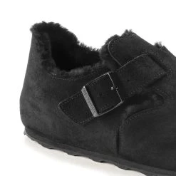 Hot Sale 🔔 Birkenstock London Suede Leather Shearling Black 👏 15 Hot Sale 🔔 Birkenstock London Suede Leather Shearling Black 👏 -Men Shoes Store 1014961 detail 1