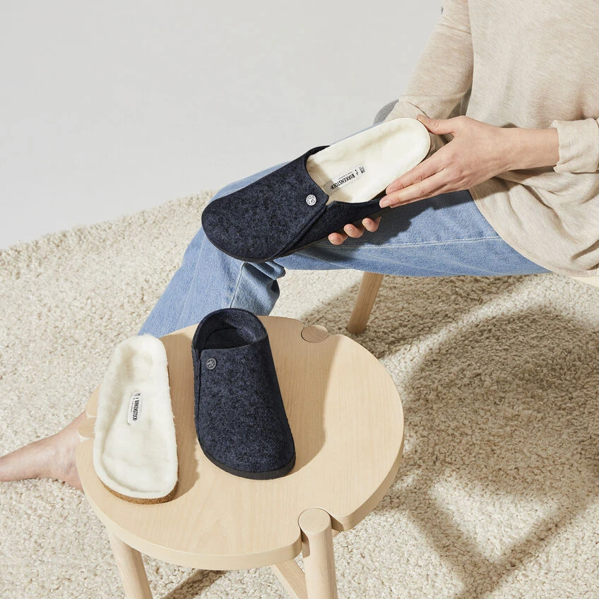 Zermatt Wool Felt Coupon โจ Birkenstock Zermatt Wool Felt Dark Blue ๐ -Men Shoes Store 1017535 detail 8
