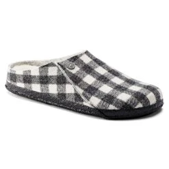 Buy 🎁 Birkenstock Zermatt Wool Felt Plaid White ❤️