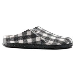 Buy 🎁 Birkenstock Zermatt Wool Felt Plaid White ❤️ -Men Shoes Store 1017543 side