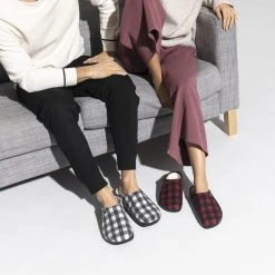 Promo 💯 Birkenstock Zermatt Wool Felt Plaid Red 🎁 -Men Shoes Store 1017544 detail 7