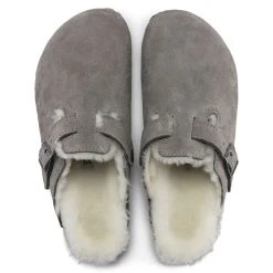 Wholesale 💯 Birkenstock Boston Shearling Suede Leather Stone Coin 😍 12 Wholesale 💯 Birkenstock Boston Shearling Suede Leather Stone Coin 😍 -Men Shoes Store 1017651 top