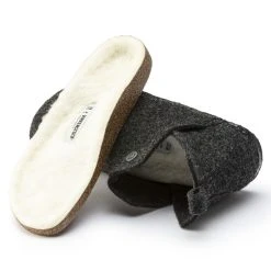 Top 10 🎁 Birkenstock Andermatt Shearling Wool Felt Anthracite 🛒 -Men Shoes Store 1017887 detail 2