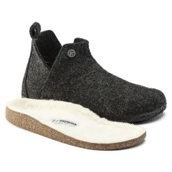 Top 10 🎁 Birkenstock Andermatt Shearling Wool Felt Anthracite 🛒 -Men Shoes Store 1017887 detail 3