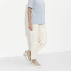 Buy 🥰 Birkenstock Oswego Canvas/Suede Sandcastle 🧨 -Men Shoes Store 1019162 f look f