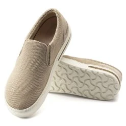 Buy 🥰 Birkenstock Oswego Canvas/Suede Sandcastle 🧨 -Men Shoes Store 1019162 sole