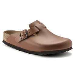 Hot Sale 😍 Birkenstock Boston Natural Leather Ginger Brown 🥰