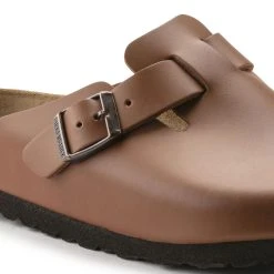 Hot Sale 😍 Birkenstock Boston Natural Leather Ginger Brown 🥰 -Men Shoes Store 1019693 detail 1