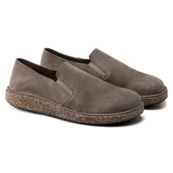 Best Sale ⭐ Birkenstock Callan Suede Leather Gray Taupe 🎁 -Men Shoes Store 1020103 pair