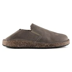 Best Sale ⭐ Birkenstock Callan Suede Leather Gray Taupe 🎁 -Men Shoes Store 1020103 side