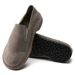 Best Sale ⭐ Birkenstock Callan Suede Leather Gray Taupe 🎁 -Men Shoes Store 1020103 sole