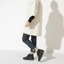 Outlet 🛒 Birkenstock Bend Mid Natural Leather Black 🔔 2 Outlet 🛒 Birkenstock Bend Mid Natural Leather Black 🔔 -Men Shoes Store 1020309 f look f