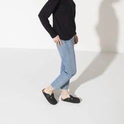 Best reviews of 👍 Birkenstock Boston Birko-Flor Nubuck Black 😀 -Men Shoes Store 1020497 f look f