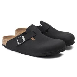 Best reviews of 👍 Birkenstock Boston Birko-Flor Nubuck Black 😀 -Men Shoes Store 1020497 pair
