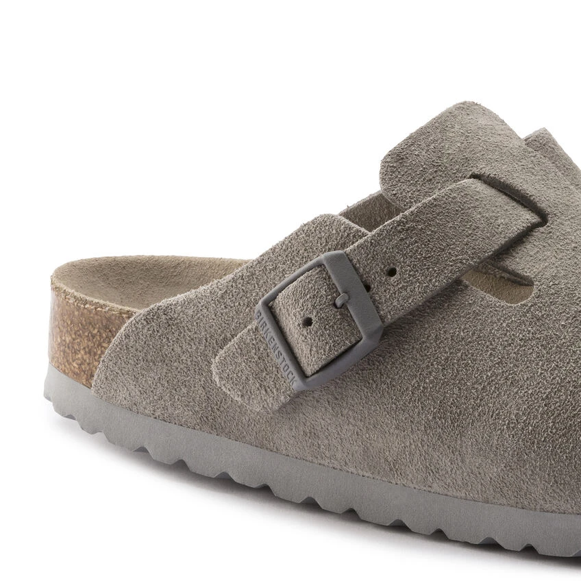 Outlet 😉 Birkenstock Boston Suede Leather Stone Coin Stone Coin ❤️ 9 Outlet 😉 Birkenstock Boston Suede Leather Stone Coin Stone Coin ❤️ - Image 9