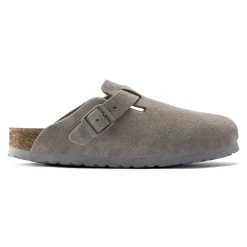 Outlet 😉 Birkenstock Boston Suede Leather Stone Coin Stone Coin ❤️ 16 Outlet 😉 Birkenstock Boston Suede Leather Stone Coin Stone Coin ❤️ -Men Shoes Store 1020526 side