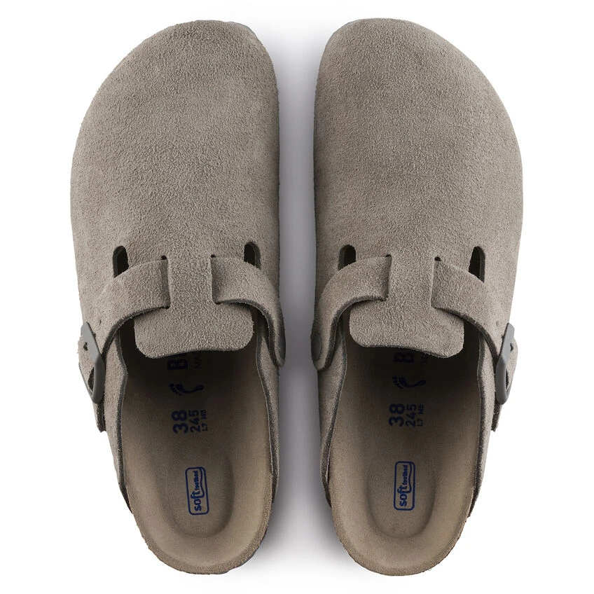 Outlet 😉 Birkenstock Boston Suede Leather Stone Coin Stone Coin ❤️ 6 Outlet 😉 Birkenstock Boston Suede Leather Stone Coin Stone Coin ❤️ - Image 6