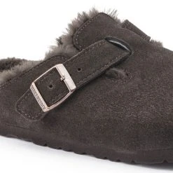 Wholesale 🛒 Birkenstock Boston Shearling Suede Leather Mocha ⌛ -Men Shoes Store 1020529 detail 1