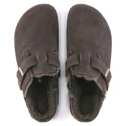 Wholesale 🛒 Birkenstock Boston Shearling Suede Leather Mocha ⌛ -Men Shoes Store 1020529 top