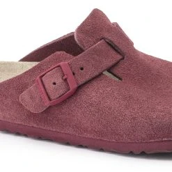 Buy 🤩 Birkenstock Boston Suede Leather Maroon ⭐ 8 Buy 🤩 Birkenstock Boston Suede Leather Maroon ⭐ -Men Shoes Store 1020534 detail 1