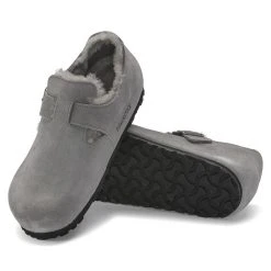 Hot Sale 🥰 Birkenstock London Suede Leather Whale Gray 🥰 -Men Shoes Store 1020568 sole