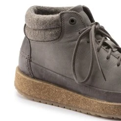 Buy 🔔 Birkenstock Honnef High Oiled Nubuck Leather Gray Taupe 🥰 -Men Shoes Store 1020726 detail 1