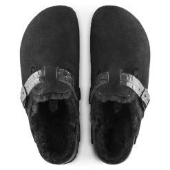 Cheap π Birkenstock Boston Shearling Suede Leather Black β 3 Cheap π Birkenstock Boston Shearling Suede Leather Black β -Men Shoes Store 1021009 top