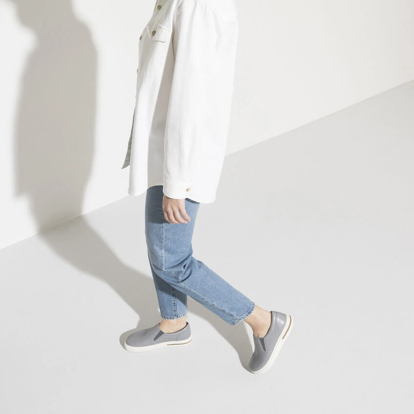 Oswego Natural Leather Outlet ✔️ Birkenstock Oswego Natural Leather Gray 🎁 -Men Shoes Store 1021312 f look f