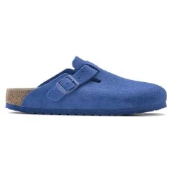 Buy ❤️ Birkenstock Boston Suede Leather Ultra Blue Ultra Blue ✔️ -Men Shoes Store 1022556 side