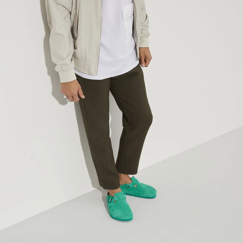 New 👍 Birkenstock Boston Suede Leather Bold Green Bold Green 🔔 4 New 👍 Birkenstock Boston Suede Leather Bold Green Bold Green 🔔 - Image 4