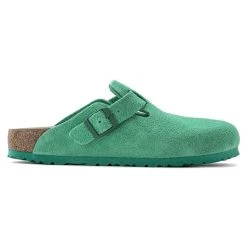 New 👍 Birkenstock Boston Suede Leather Bold Green Bold Green 🔔 17 New 👍 Birkenstock Boston Suede Leather Bold Green Bold Green 🔔 -Men Shoes Store 1022563 side