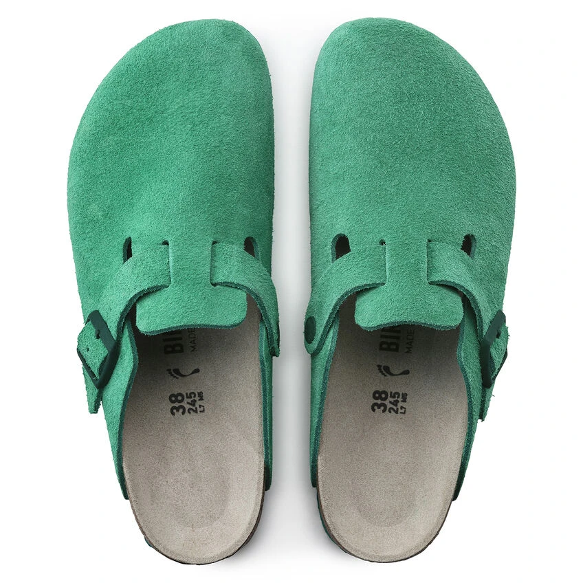 New 👍 Birkenstock Boston Suede Leather Bold Green Bold Green 🔔 6 New 👍 Birkenstock Boston Suede Leather Bold Green Bold Green 🔔 - Image 6