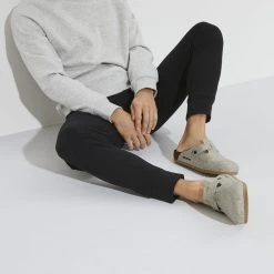 Best reviews of 🛒 Birkenstock Boston Wool Felt Eggshell 🎉 -Men Shoes Store 1023143 f look m