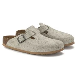 Best reviews of 🛒 Birkenstock Boston Wool Felt Eggshell 🎉 -Men Shoes Store 1023143 pair