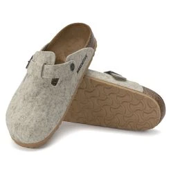 Best reviews of 🛒 Birkenstock Boston Wool Felt Eggshell 🎉 -Men Shoes Store 1023143 sole