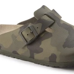 Buy 👏 Birkenstock Boston Birko-Flor Desert Soil Camo Green 🛒 -Men Shoes Store 1023211 detail 1