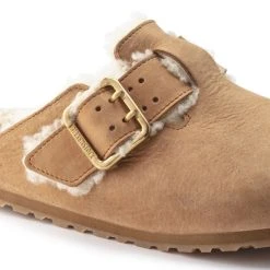 Wholesale ✨ Birkenstock Boston Nubuck Leather Cognac 🤩 -Men Shoes Store 1023307 detail 1