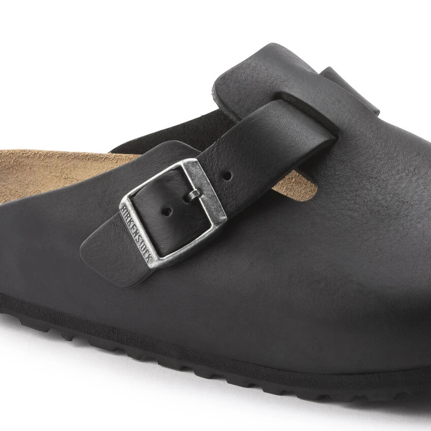 Wholesale ✨ Birkenstock Boston Grip Natural Leather Vintage Wood Black ✔️ 9 Wholesale ✨ Birkenstock Boston Grip Natural Leather Vintage Wood Black ✔️ - Image 9