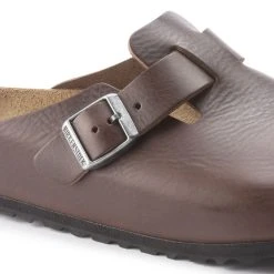 Promo 💯 Birkenstock Boston Grip Natural Leather Vintage Wood Roast 🌟 -Men Shoes Store 1023449 detail 1