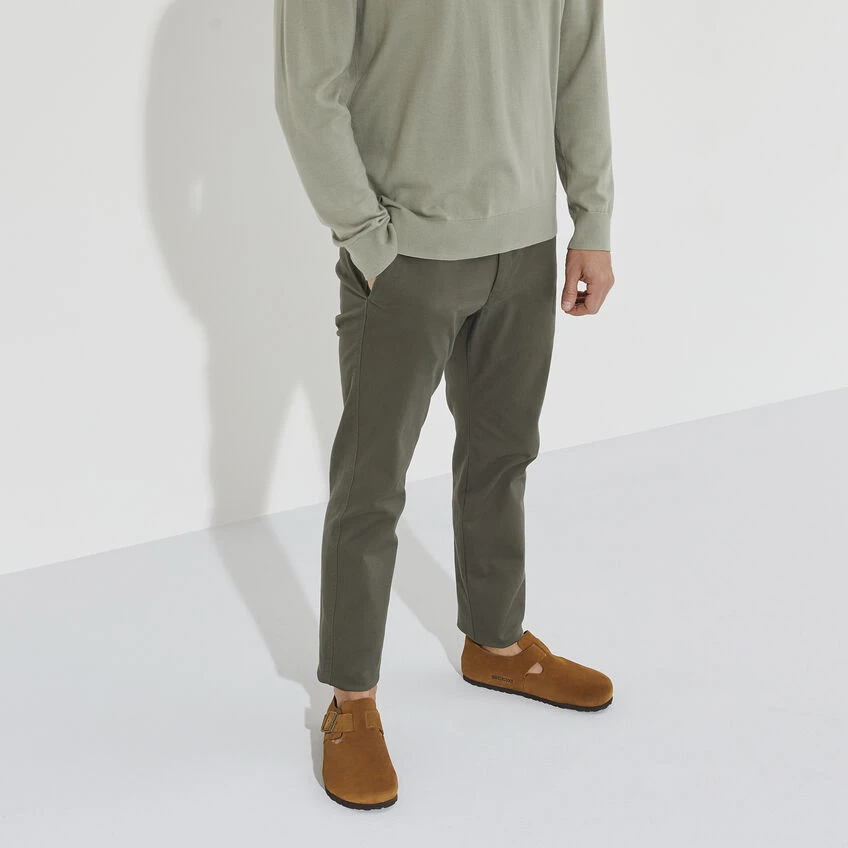 London Suede Leather Top 10 ๐ Birkenstock London Suede Leather Mink ๐ -Men Shoes Store 1023519 f look m