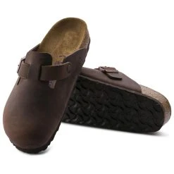 Wholesale ⭐ Birkenstock Boston Oiled Leather Habana 🎁 -Men Shoes Store 159711 sole
