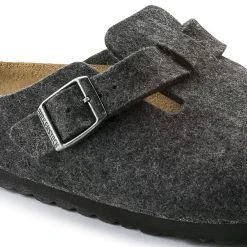 Top 10 🧨 Birkenstock Boston Wool Felt Anthracite 🔥 -Men Shoes Store 160373 detail 1