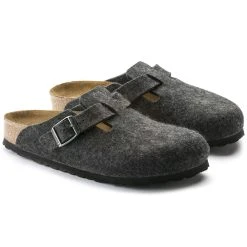Top 10 🧨 Birkenstock Boston Wool Felt Anthracite 🔥 -Men Shoes Store 160373 pair