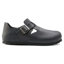 Outlet 😍 Birkenstock London Oiled Leather Black 🌟 7 Outlet 😍 Birkenstock London Oiled Leather Black 🌟 -Men Shoes Store 166541 side
