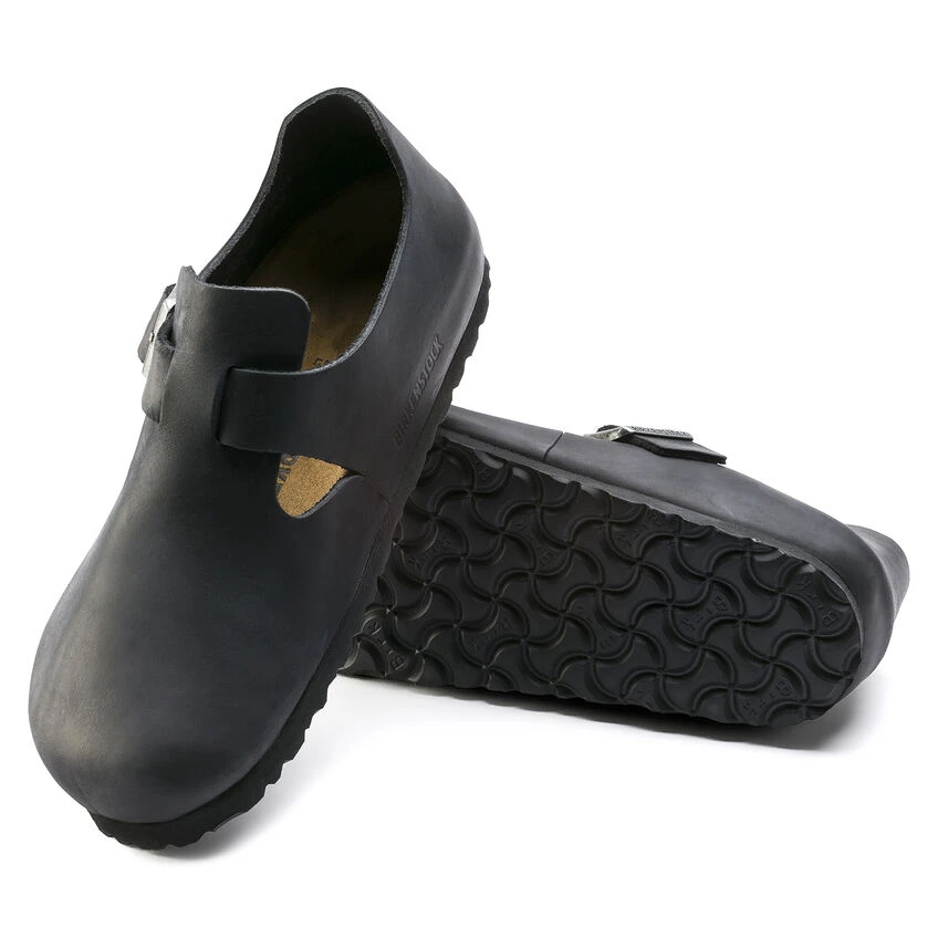 London Oiled Leather Outlet 😍 Birkenstock London Oiled Leather Black 🌟 -Men Shoes Store 166541 sole