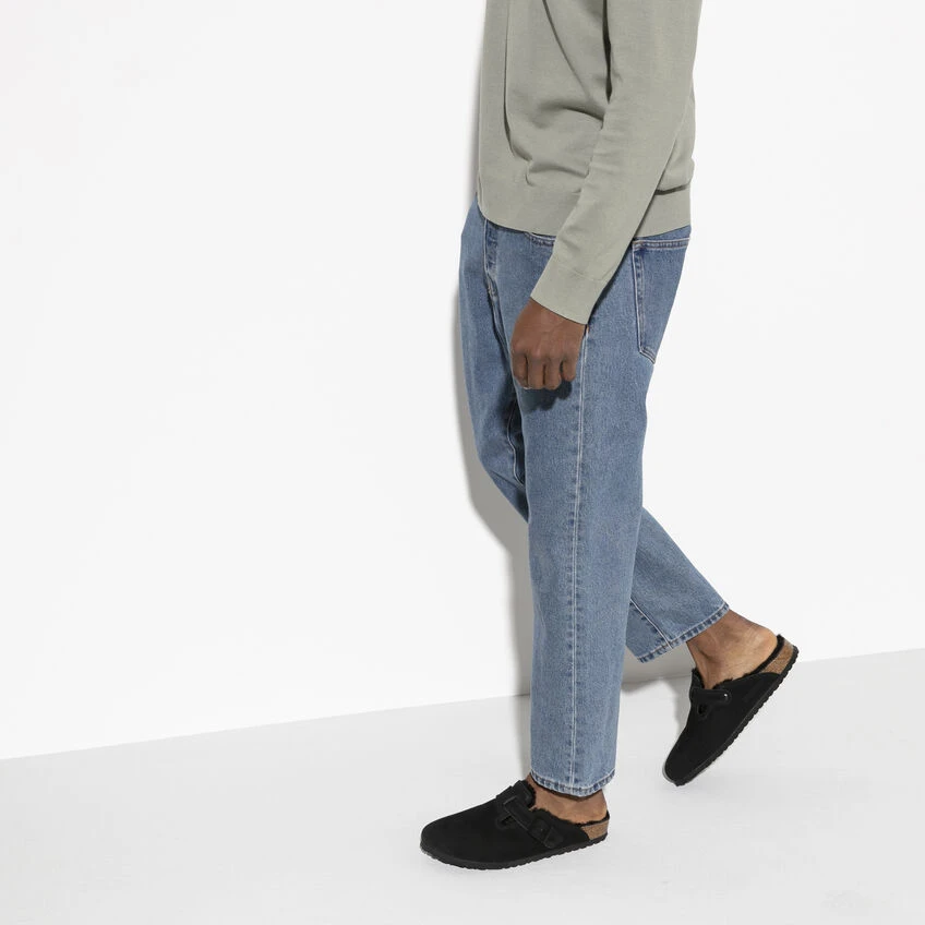 Outlet โจ Birkenstock Boston Suede Leather Black ๐ 4 Outlet โจ Birkenstock Boston Suede Leather Black ๐ - Image 4